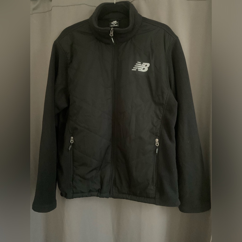 New Balance, sweater fleece, BLK, 100% polyester